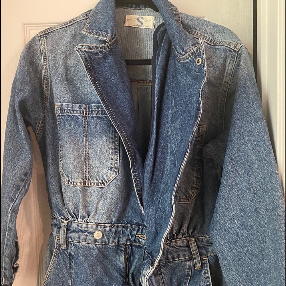 Free People Denim Jumpsuit. Size S, NWOT.